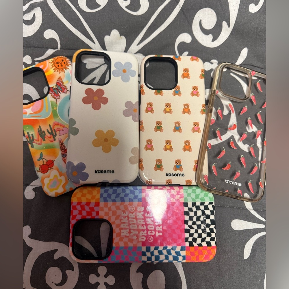 Floral and Fun Phone Case Set IPhone 14 Pro Max.